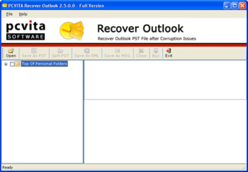 PCVITA Recover Outlook screenshot
