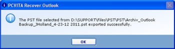 PCVITA Recover Outlook screenshot 5