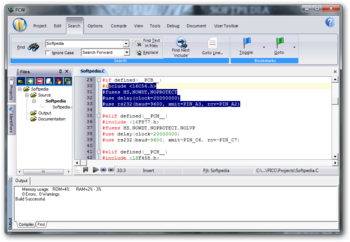 PCWHD Compiler screenshot 2