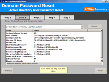 PCWin Recovery w/ Windows Password Reset screenshot 3