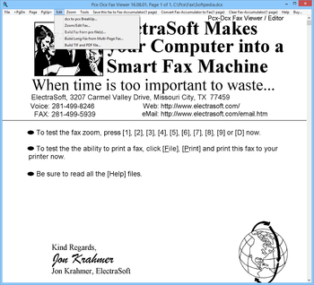 Pcx-Dcx Fax Viewer screenshot 2