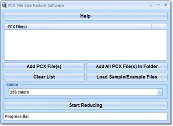 PCX File Size Reduce Software screenshot