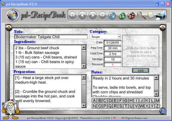 pd-RecipeBook screenshot 2