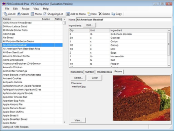 PDACookbook Plus screenshot 2