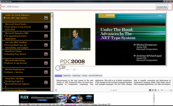 PDC 2008 Viewer and Downloader screenshot