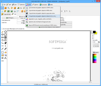 PDF 2 DXF screenshot 6