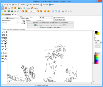 PDF 2 DXF screenshot 8