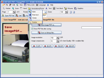 PDF 2 ImagePDF screenshot 2