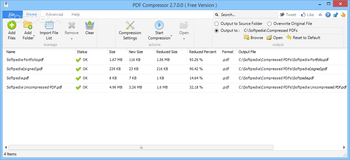 PDF Compressor screenshot