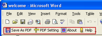 PDF-Convert Word to PDF Converter screenshot