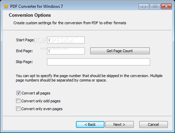 PDF Converter for Windows 7 screenshot 2