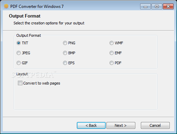 PDF Converter for Windows 7 screenshot 4