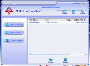 PDF Converter Personal Edition screenshot