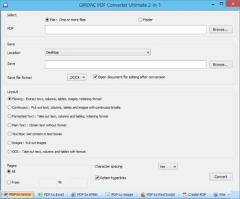 PDF Converter Ultimate Two-in-One screenshot