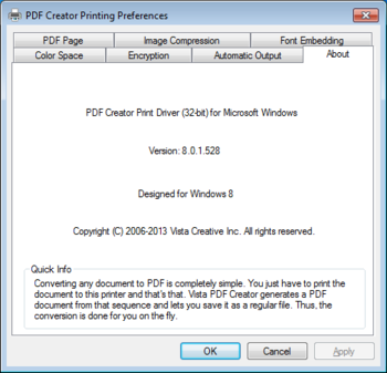 PDF Creator Pro for Windows 8 screenshot 3