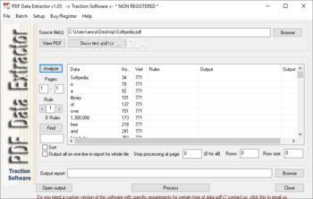 PDF Data Extractor screenshot
