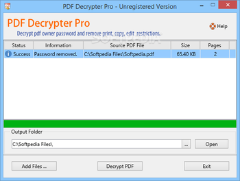PDF Decrypter Pro screenshot 2