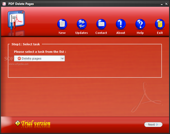 PDF Delete Pages screenshot