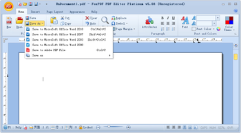 PDF Editor Platinum screenshot