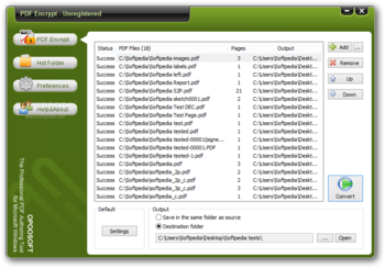 PDF Encrypt screenshot