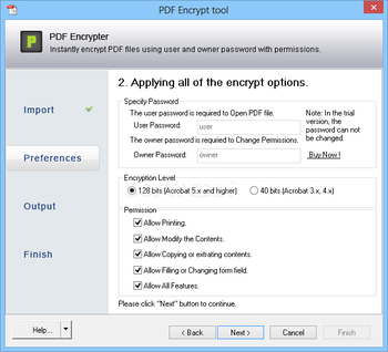 PDF Encrypt Tool screenshot 2