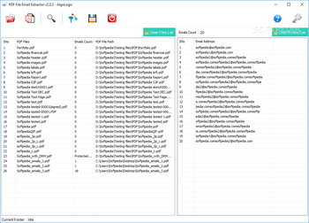 PDF File Email Extractor screenshot