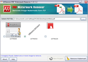 Pdf file Watermark Remover screenshot 3