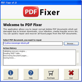 PDF Fixer screenshot