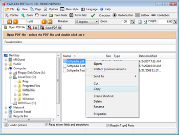 PDF-Forms screenshot