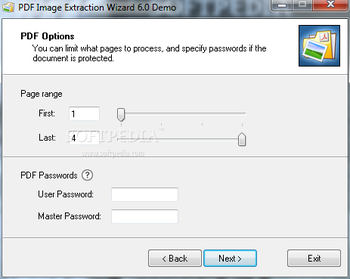 PDF Image Extraction Wizard screenshot 2