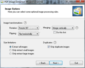 PDF Image Extraction Wizard screenshot 4