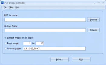 PDF Image Extractor screenshot