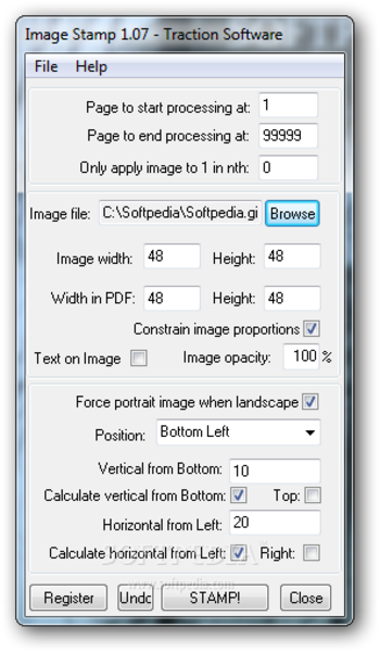 PDF Image Stamp screenshot