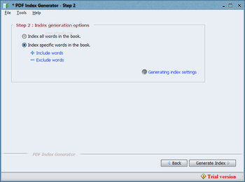 PDF Index Generator screenshot 4