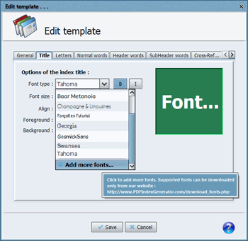 PDF Index Generator screenshot 5