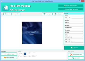 PDF Info Changer screenshot