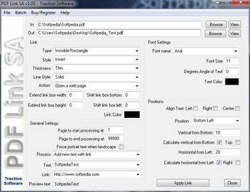 PDF Link SA screenshot