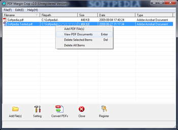 PDF Margin Crop screenshot