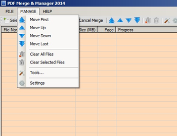 PDF Merge and Manager 2014 screenshot 3