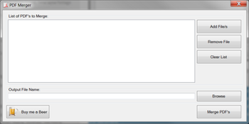 PDF Merger screenshot