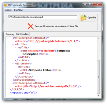 PDF Metadata Remover screenshot 2