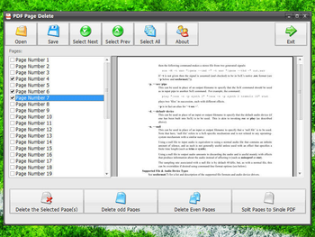 PDF Page Delete screenshot