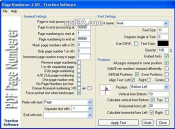 PDF Page Numberer screenshot 2