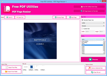 PDF Page Resizer screenshot