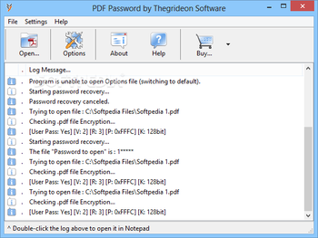 PDF Password screenshot