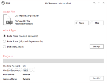 PDF Password Unlocker screenshot 2