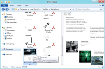 PDF Previewer for Windows 8 screenshot 2