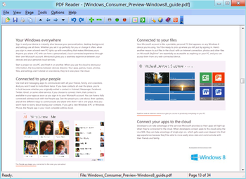 PDF Reader for Windows 8 screenshot