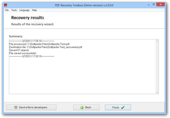 PDF Recovery Toolbox screenshot 4