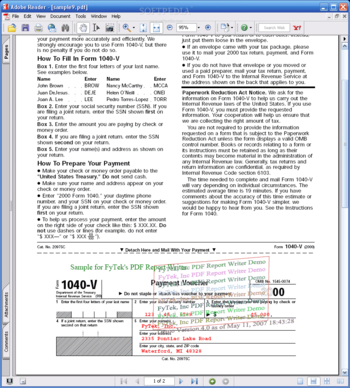 PDF Report Writer screenshot 2